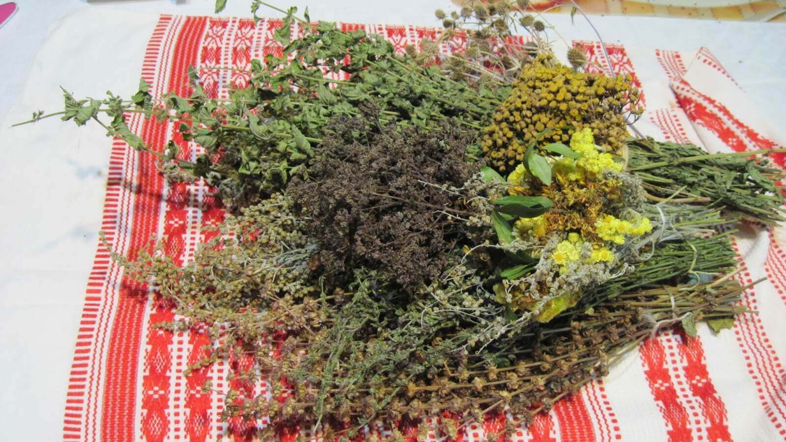 букет полыни и зверобоя
