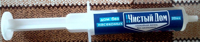 гель чистый дом от тараканов