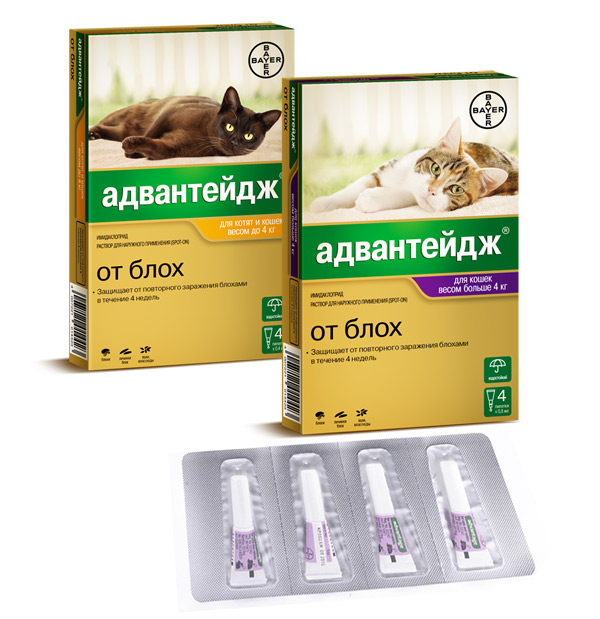 капли адвантейдж от блох